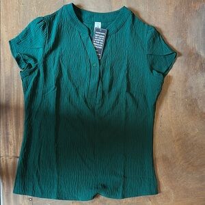 Forest Green Blouse